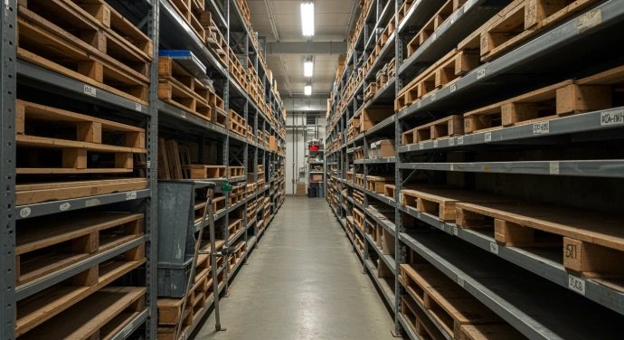 Entrepôt équipé pour gestion de stock avec Odoo
