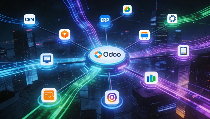 interconnexion application Odoo 